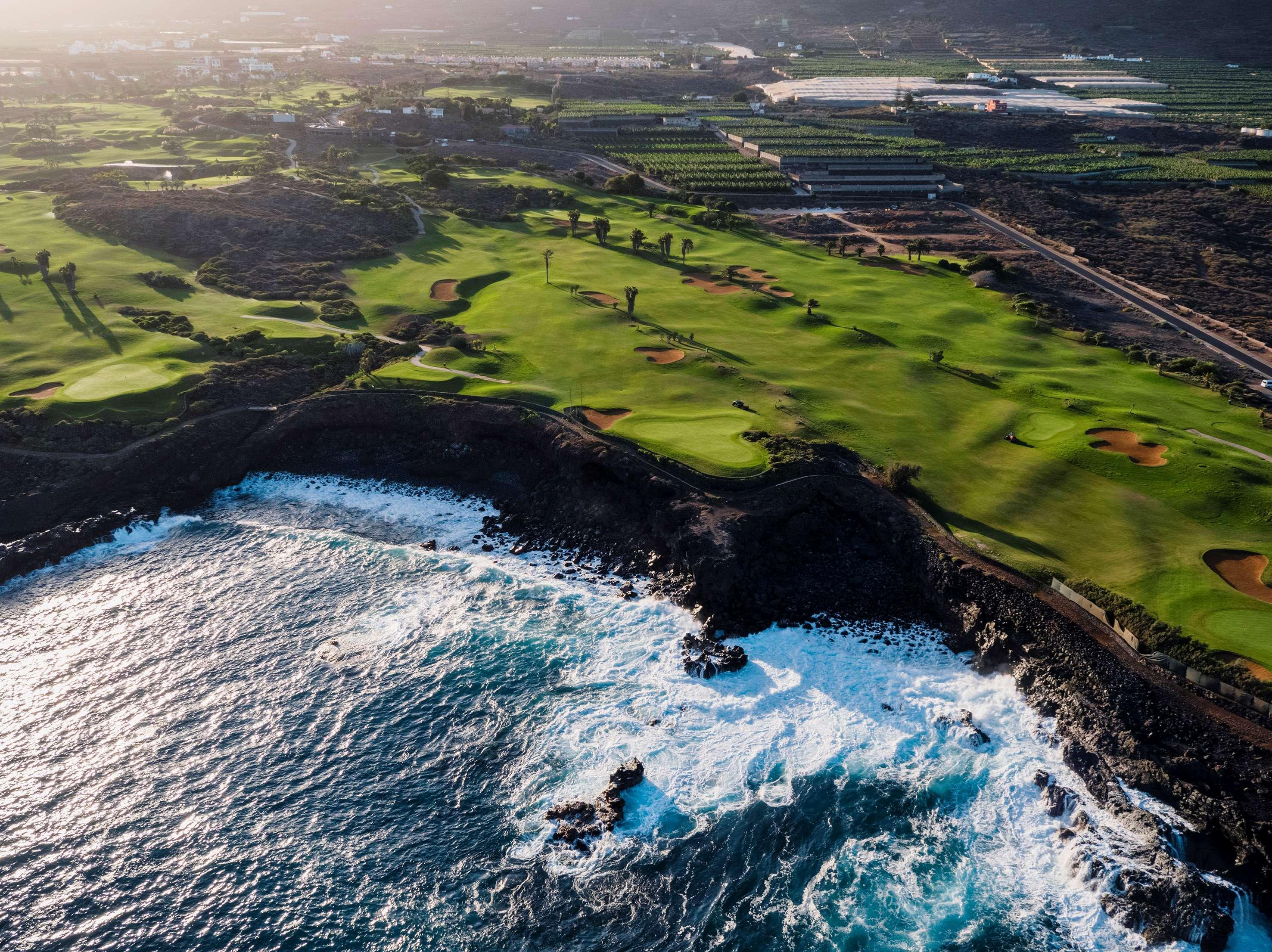 Hotel Hacienda Del Conde Melia Collection Golf & Spa - Adults Only Буенавіста-дель-Норте Екстер'єр фото Aerial view of the 13th hole