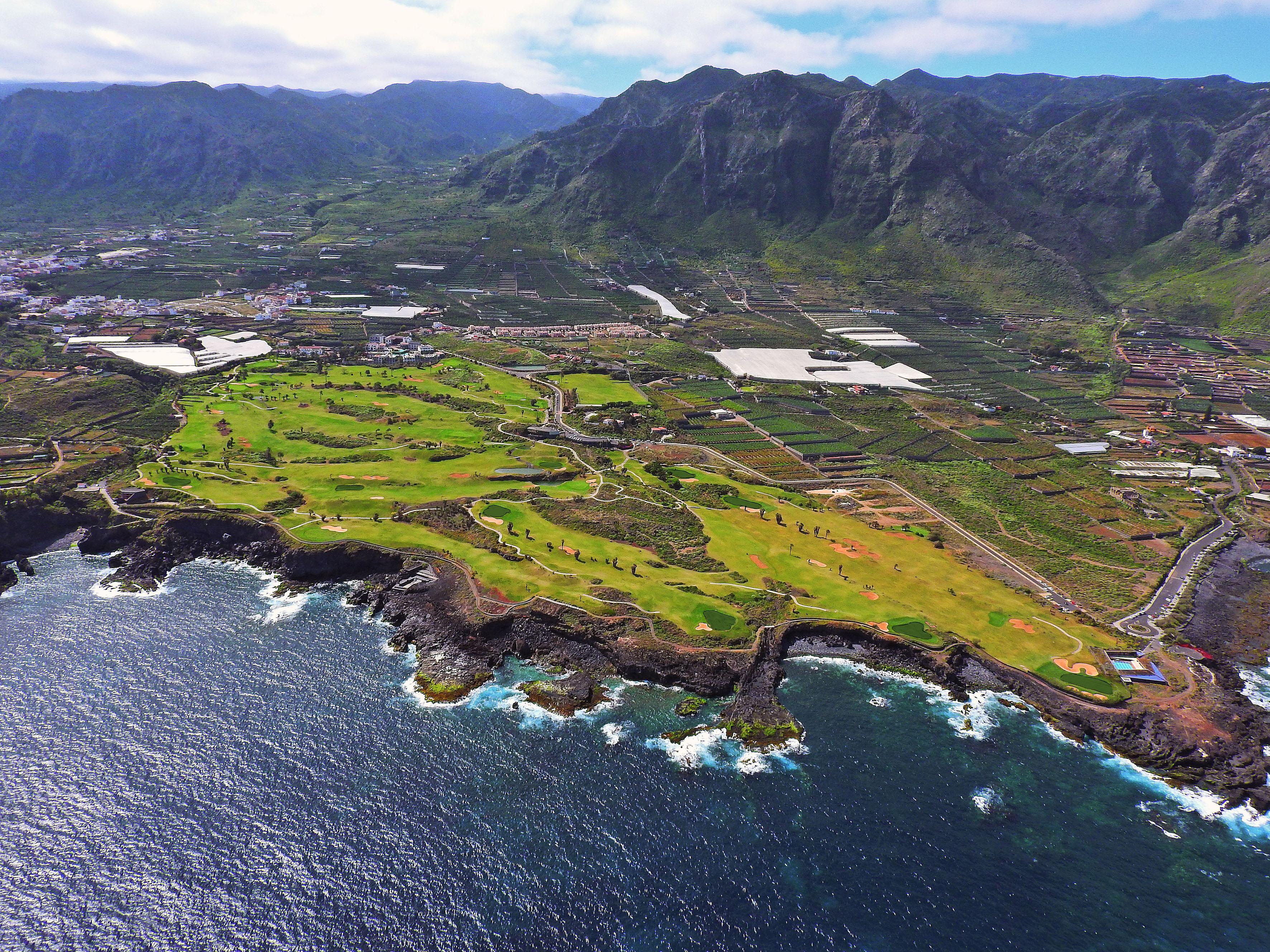 Hotel Hacienda Del Conde Melia Collection Golf & Spa - Adults Only Буенавіста-дель-Норте Екстер'єр фото Aerial view of the Princeville Golf Course